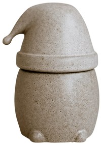 DBKD Vianočná dóza Eating Santa Beige – large