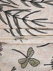 Bavlnená obliečka na vankúš Renforcé 70 × 90 cm – Herbár béžový