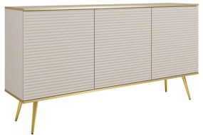 Komoda Oanisew K160, Farby:: biela / biela + zlatá