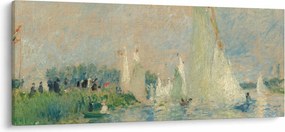 Obraz - Auguste Renoir, Regatta at Argenteuil, reprodukcia (120x50 cm)