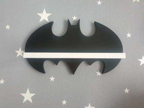 Polička batman - čierna