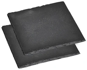 Kesper 38110 Sada bridlicových podtácok 2 ks, 13 x 13 cm