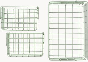 Kovové úložné košíky The Baskets, 3 ks