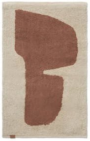 Ferm Living Bavlnená kúpeľňová predložka Parchment 50 × 70 cm