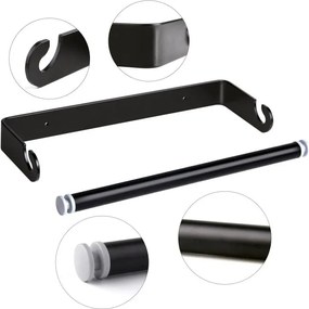 Držiak na kuchynské utierky DOGER čierny