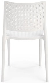 Biela plastová stolička K514