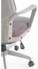 Kancelárska stolička LONA biela/svetlosivá
