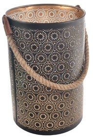 In Decor Kovový svietnik Dot čierna, 20 x 20 x 30 cm, M