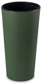 PLASTOVÝ KVETINÁČ URBANIKA ECO SADA 2KS 57X30 CM+46,6X25,5 CM ZELENÁ