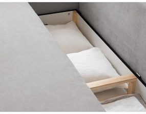 Béžová rozkladacia pohovka s úložným priestorom 231 cm Elen – Micadoni