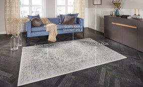 ELLE Decoration, Kusový koberec Imagination 104201 Light/Grey z kolekcie Elle, 200x290, šedá, obývacia izba