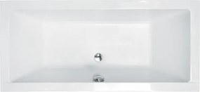 Besco Akrylátová obdĺžniková vaňa Quadro Slim 155x70 (165,170x75, 175,180x80, 190x90) BESCO-Rozmery: 155x70, BESCO-Farba: Biela