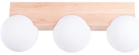Sollux SL.1684 - Stropné svietidlo BULBO 3xG9/8W/230V buk/biela