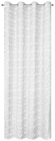 ZÁCLONA NA KRÚŽKOCH MONI 140X250 CM BIELA