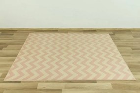 Koberec LUNA 503574/85822 Cik cak ružový