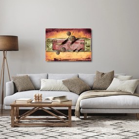 Abstraktný sklenený obraz (70x50 cm)