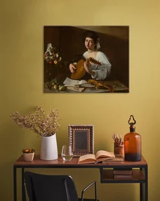 Obraz na plátne Michelangelo Caravaggio - Lutnista | rôzne rozmery