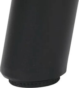 Jedálenský stôl 220x90 cm HT-T1822 WAL orech / čierne nohy
