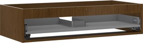 Mexen Box-A, závesná skrinka 100 cm, 1 zásuvka, orech, 91AX0-1000-235-1-86