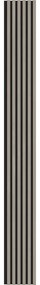 Mexen Lam-F, akustické stenové lamely 275 × 30 cm, plstený podklad 8 mm, technická dyha, dub popolavý, S105-275307-3015-005