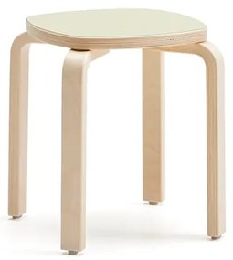 Detská stolička VIDE, laminát - zelená, výška 380 mm