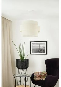 Brilagi - Luster na lanku SPACE YUTE 1xE27/15W/230V pr. 50 cm krémová/biela