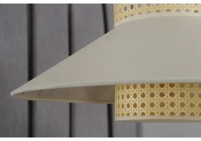 Duolla - Prisadený luster RIO RATTAN 1xE27/15W/230V pr. 45 cm béžová/ratan