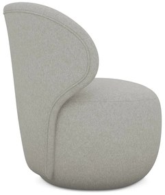 Svetlosivé kreslo Kama – Makamii