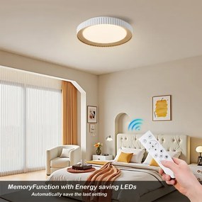BRILAGI - LED stmievateľné stropné svietidlo NEXO LED/48W/230V 3000–6000K biela, priemer 43 cm + diaľkové ovládanie