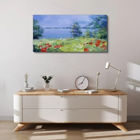 Obraz na plátne Kvety vodné príroda