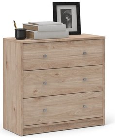 Komoda v dubovom dekore Tvilum May, 72 x 68 cm