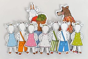 MARIONETINO – Vlk a kozliatka – bábky 9 ks