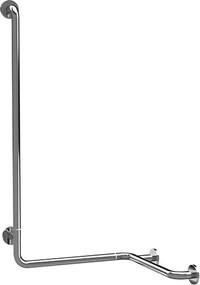 Bemeta Design HELP: Madlo, v tvare L, rohové, ľavé, skladané, s krytkou, nerez, lesk - 301154021