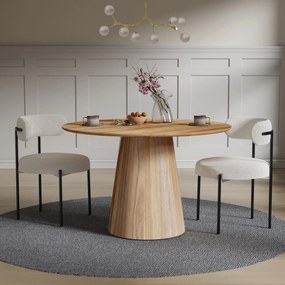 Jedálenský stôl STELLA 120 cm dub prírodný