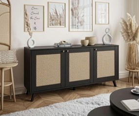 KOMODA THEO S VIEDENSKÝM VÝPLETOM 154 cm PVC