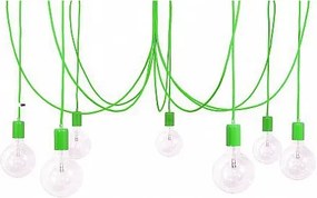 Závěsný lustr IMIN 7 žárovek,lak green IMINDESIGN 1234566
