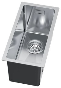 Erga HD, 1-komorový oceľový drez 220x440x210 mm, oceľová, ERG-MLS-HD2244