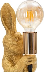 Stolová lampa v zlatej farbe (výška 35,5 cm) Rubbit – Mauro Ferretti