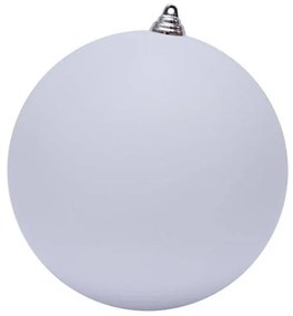 DECOLED Plastová guľa, 20 cm, biela, matná, v2