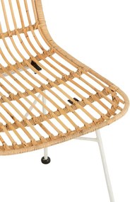 Prírodná ratanová jedálenská stolička Keni Rattan Natural - 58*44*88cm