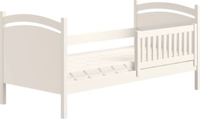 Detská posteľ Amely s tabuľou stierateľnou za sucha - 70x140 cm - biela