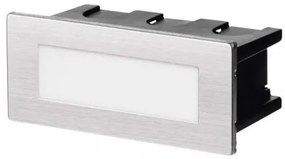 LED orientačné vstavané svietidlo 123×53, 1,5W tep. b.,IP65