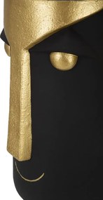 Váza Kmeňová 40 cm čierna/zlatá
