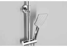 Aqualine - Sprchová sada s batériou FACTOR lesklý chróm