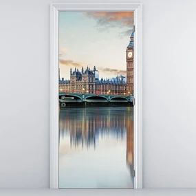 Fototapeta na dvere - Londýnsky Houses of Parliament (95x205cm)