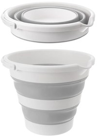 Skládací kýbl, kbelík, vědro silikonový KEMP (12l)