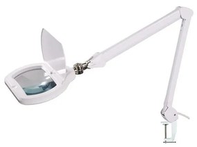 Geti LED Stmievateľná stolná lampa s lupou LED/12W/230V biela TI0017