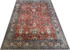 TA Koberec Y-186 FLANNEL PRINTED Sivý (flanelový) Obdĺžnikový Rozmer: 80x150 cm