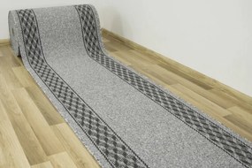 Protišmykový behúň Diamond 4023 - svetlo sivý