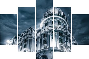 Obraz architektúry v tme (150x105 cm)